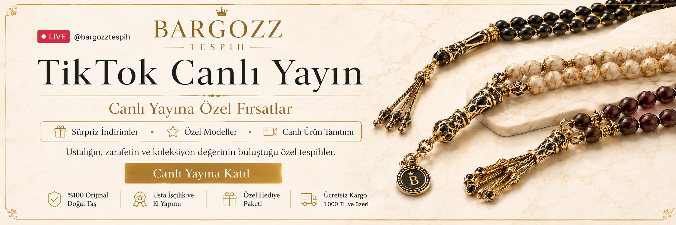 TikTok Canlı Yayın — Her Gün 23:00
