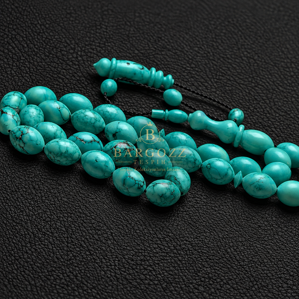 Natural Arizona Firuze Taşı Tespih ( Turquoise) görsel 11