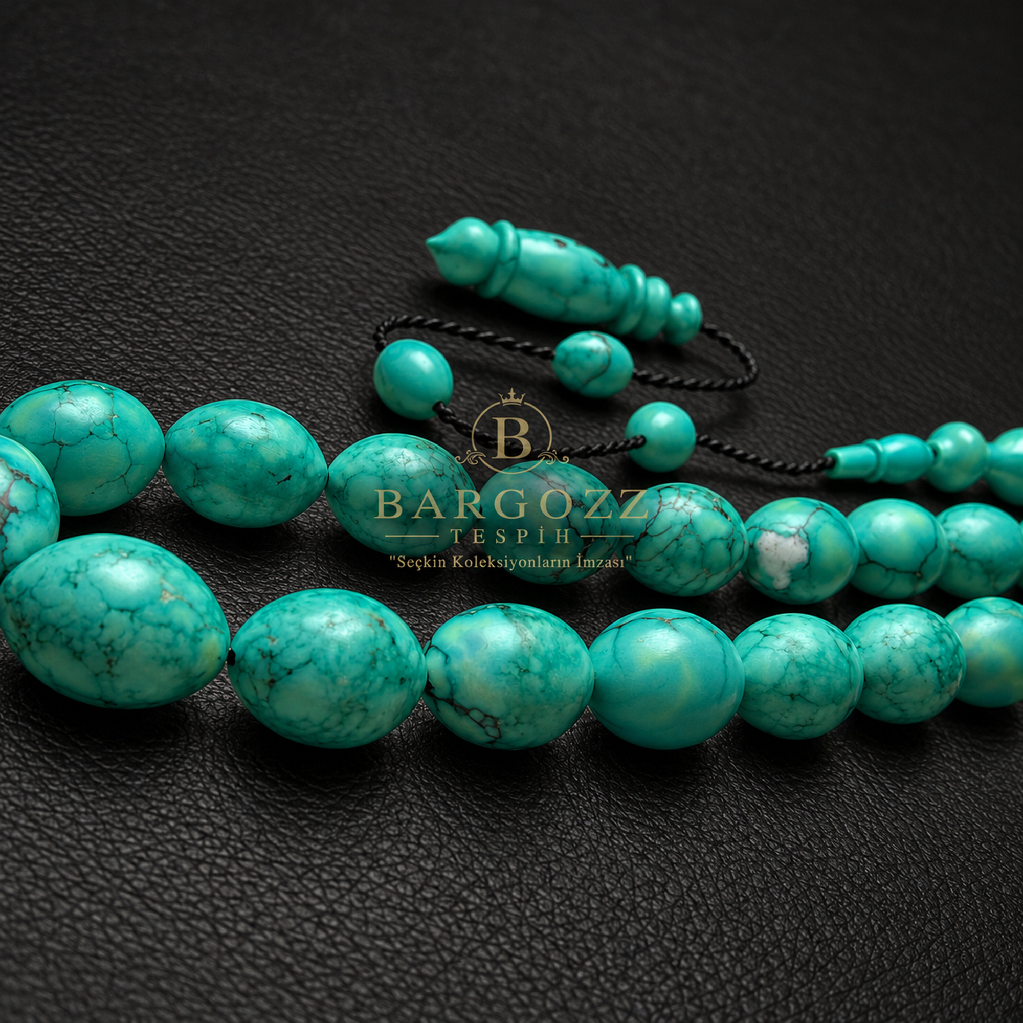 Natural Arizona Firuze Taşı Tespih ( Turquoise) görsel 13