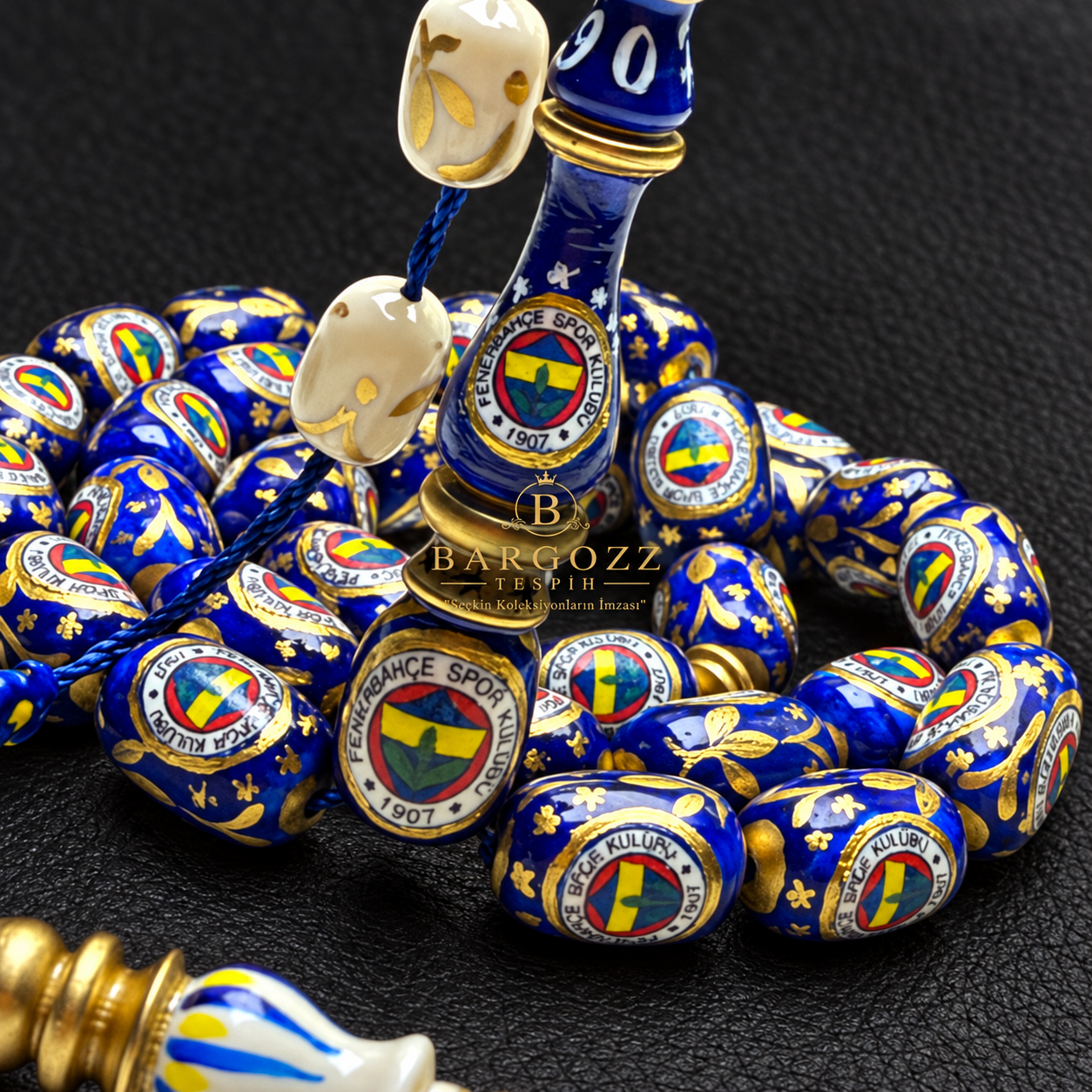 Fildişi Arya Kamalı Özel Fenerbahçe Taraftar2 24 Ayar Altın İşleme görsel 4