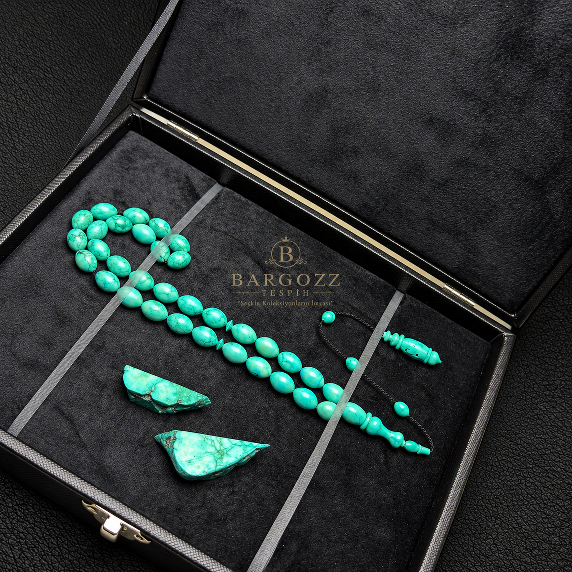 Natural Arizona Firuze Taşı Tespih ( Turquoise) görsel 16