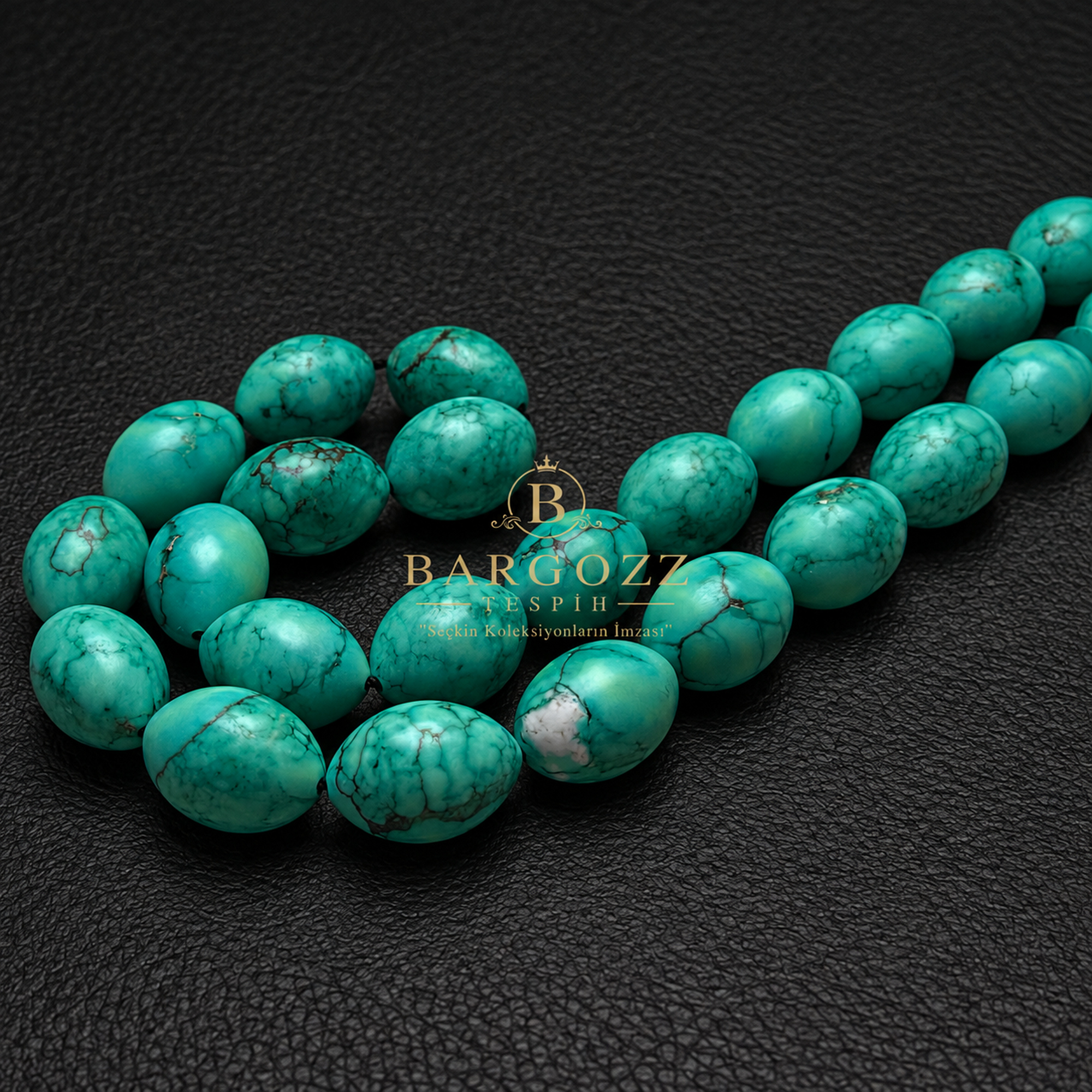 Natural Arizona Firuze Taşı Tespih ( Turquoise) görsel 7