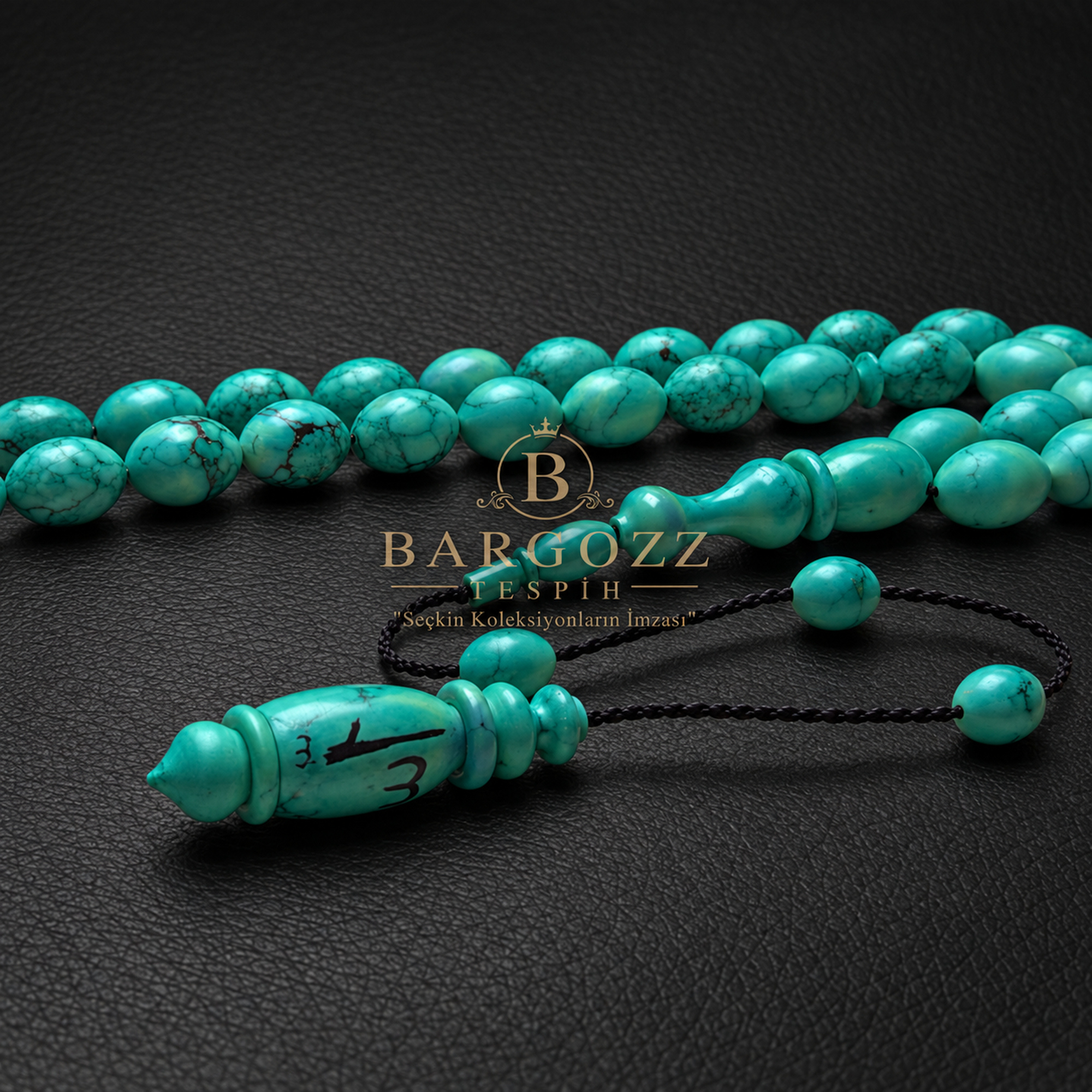 Natural Arizona Firuze Taşı Tespih ( Turquoise) görsel 10